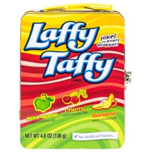 Laffy Taffy Mega Lunch Box Candy Filled Tin 4.8 oz